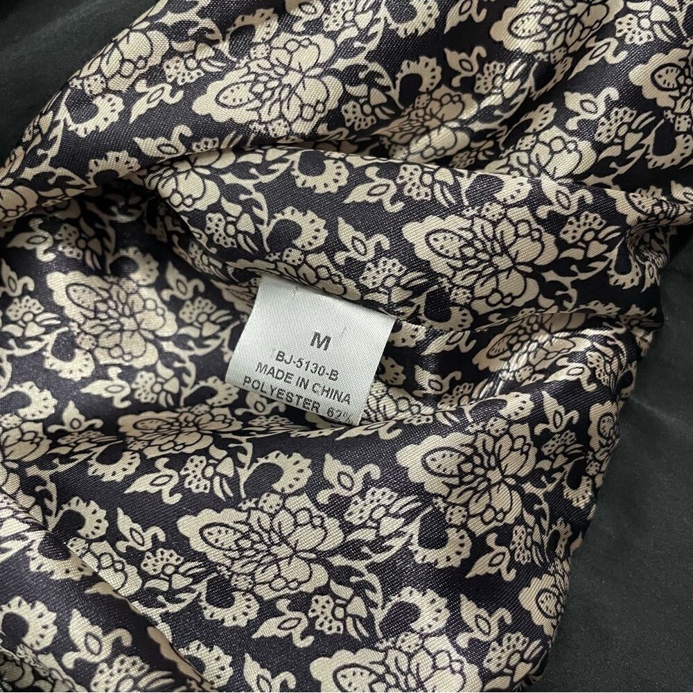 Bizz Black Ruffle Half Sleeve Button Up Jacket - Picture 10 of 12